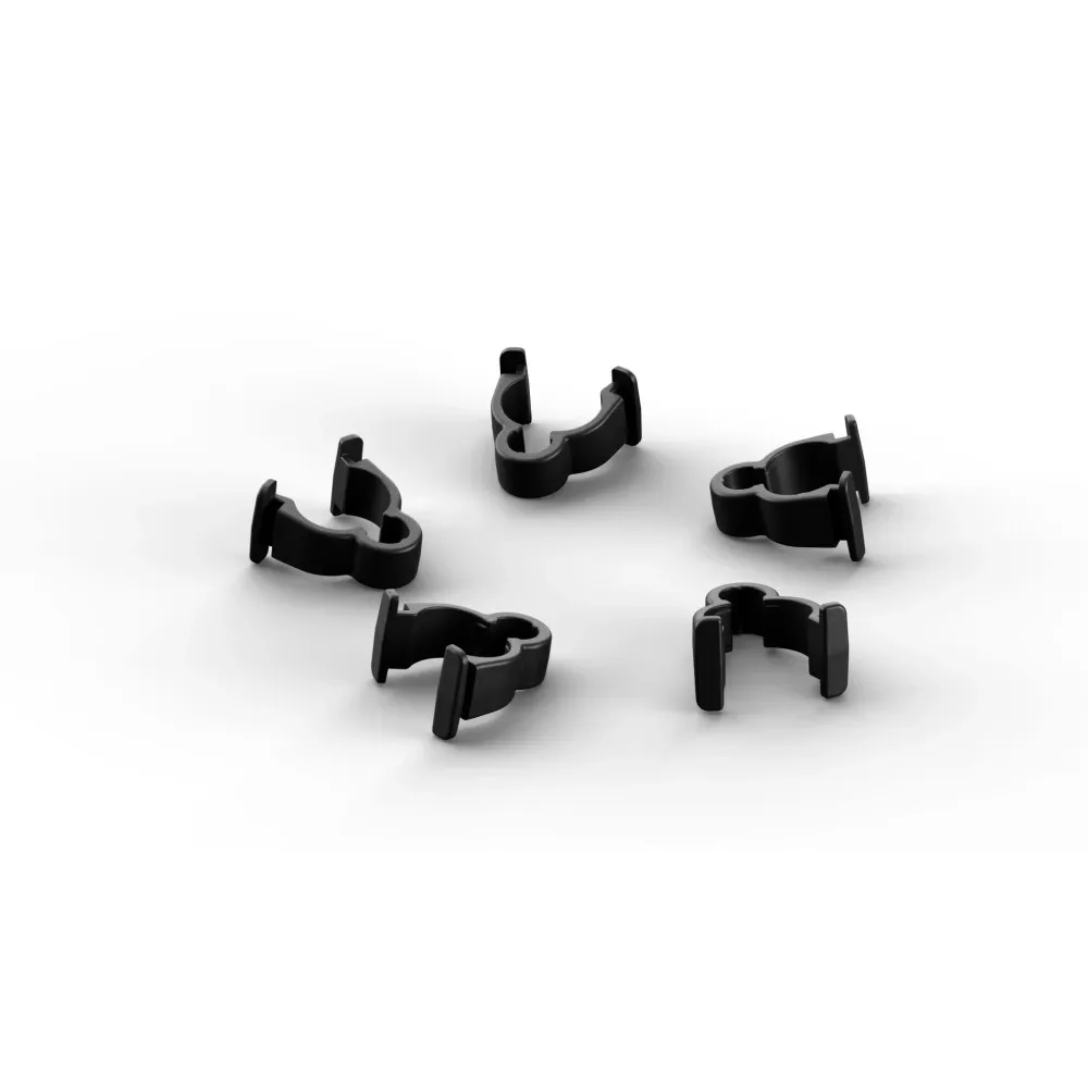 Five black DPA DUA0593 mounts for SCM0035