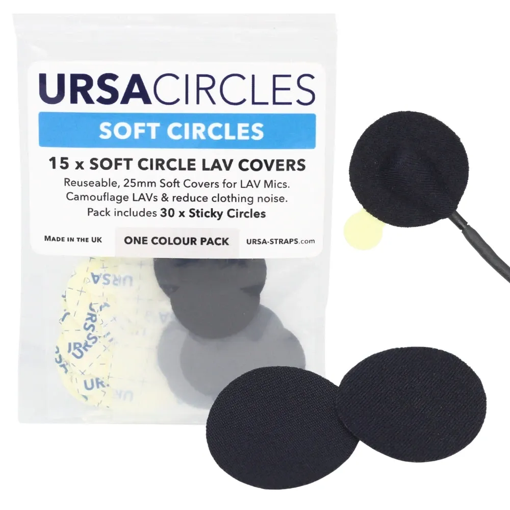 URSA Soft Circles — discos para microfones de lapela