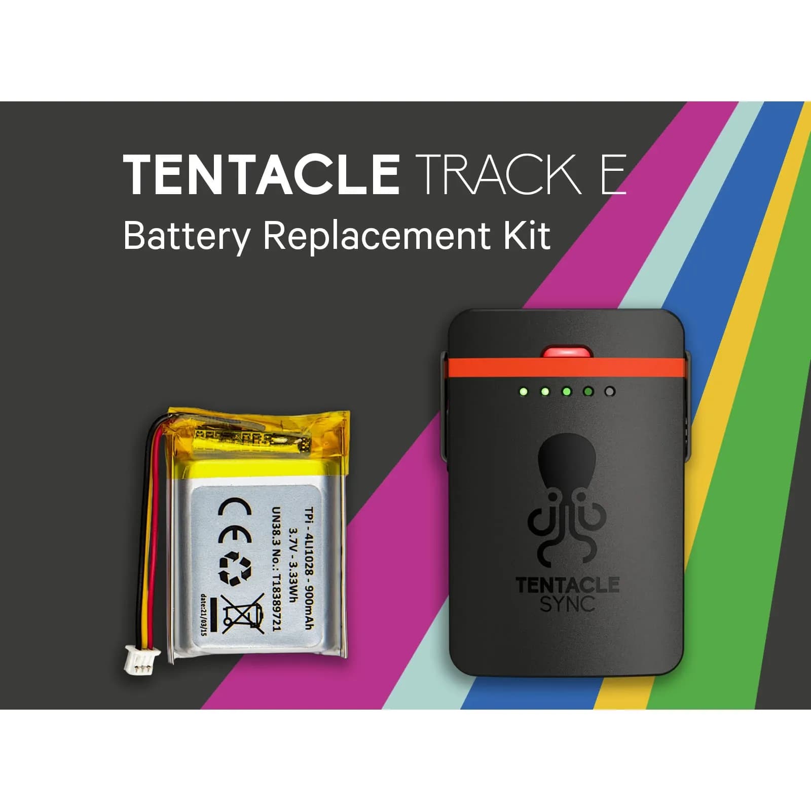 Tentacle Sync TRACK E Battery Replacement Kit 2