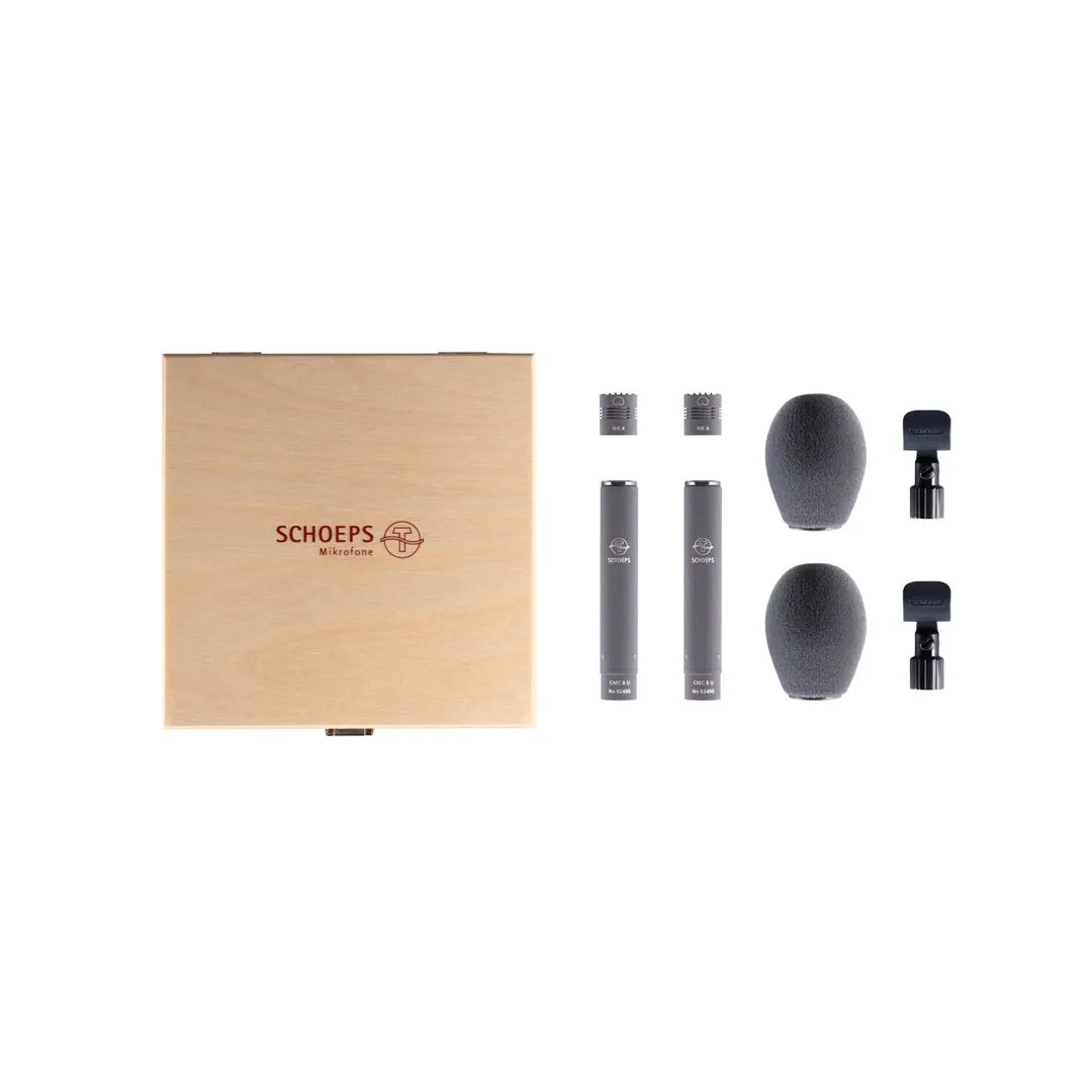 Set estéreo Schoeps: estuche y componentes