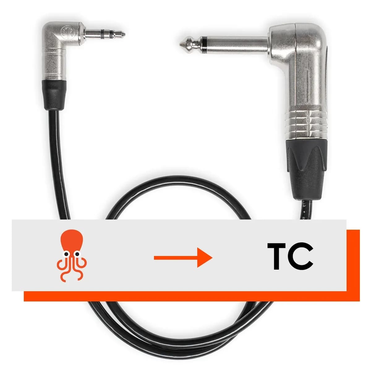 Tentacle Sync Tentacle to 6.3mm Jack 90 Degree Timecode Cable 1