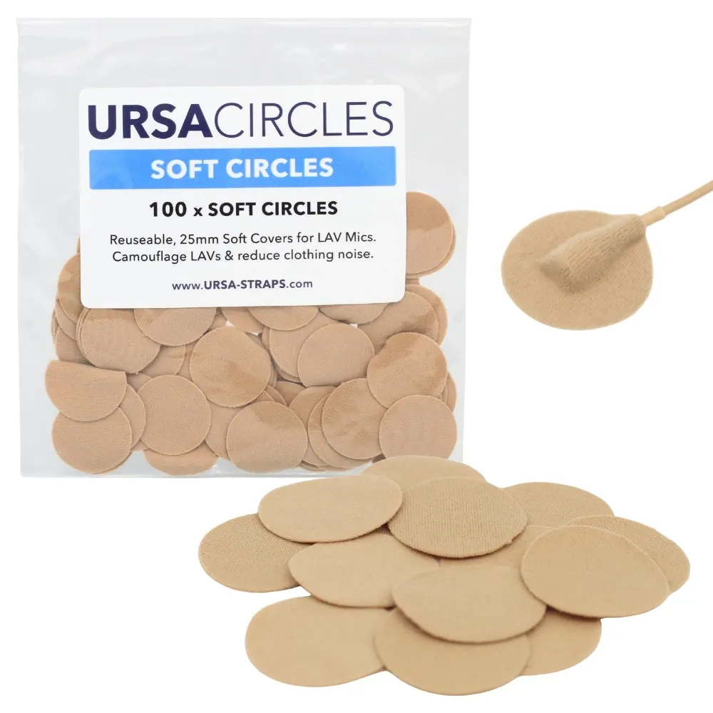URSA Soft Circles — discos para microfones de lapela