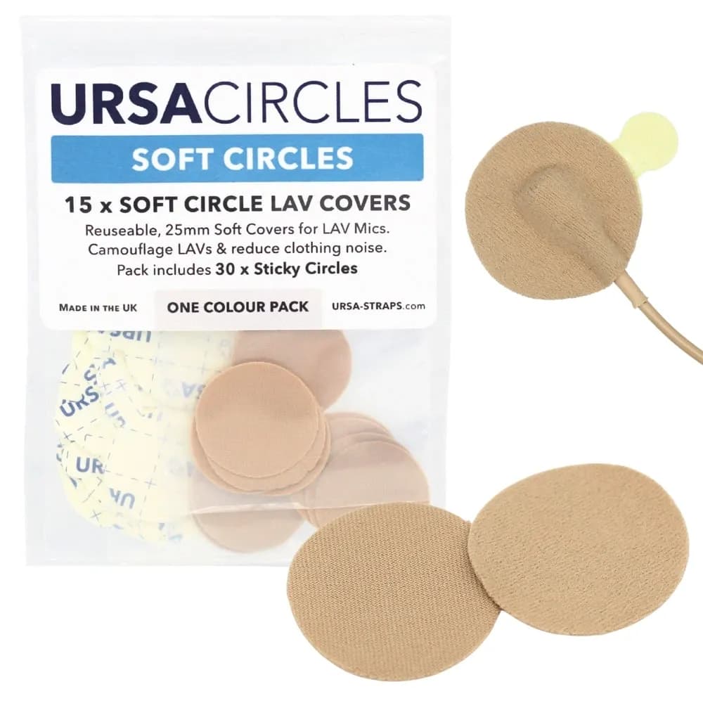 URSA Soft Circles — discos para microfones de lapela