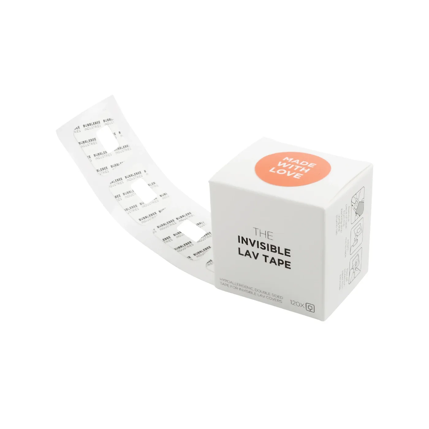 Bubblebee Invisible Lav Tape – tiras
