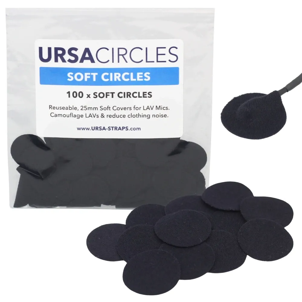 URSA Soft Circles — discos para microfones de lapela