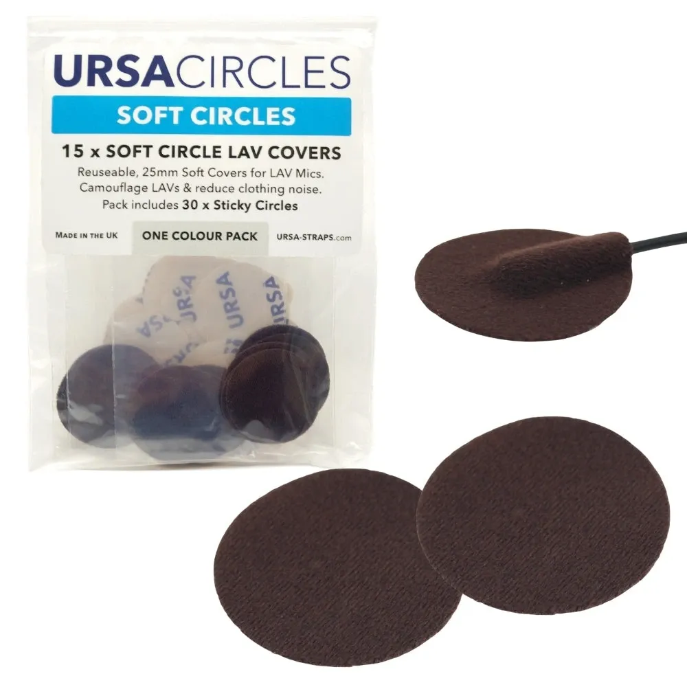 URSA Soft Circles — discos para microfones de lapela