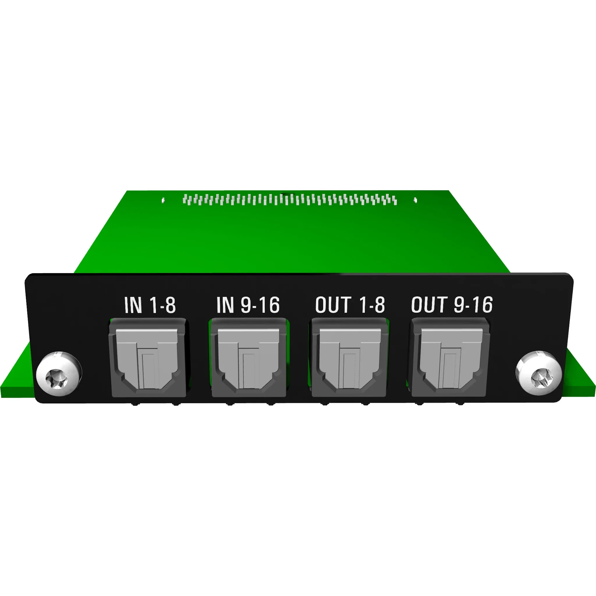 Appsys AUX-ADAT, vista frontal da placa AUX